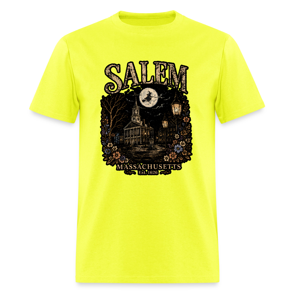 Salem Mass. Shirt - safety green