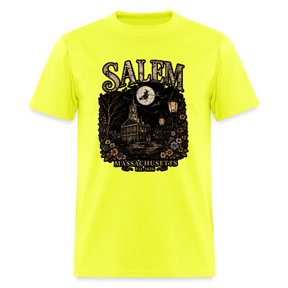 Salem Mass. Shirt - safety green