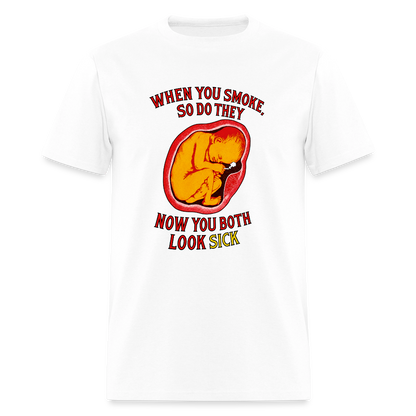 Cigs Are Sick Shirt - white