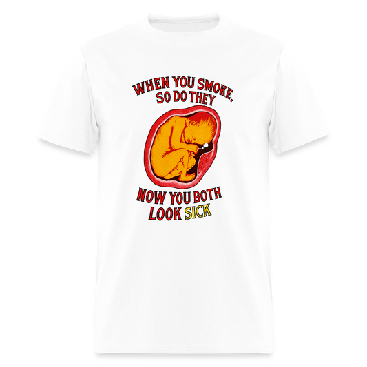 Cigs Are Sick Shirt - white