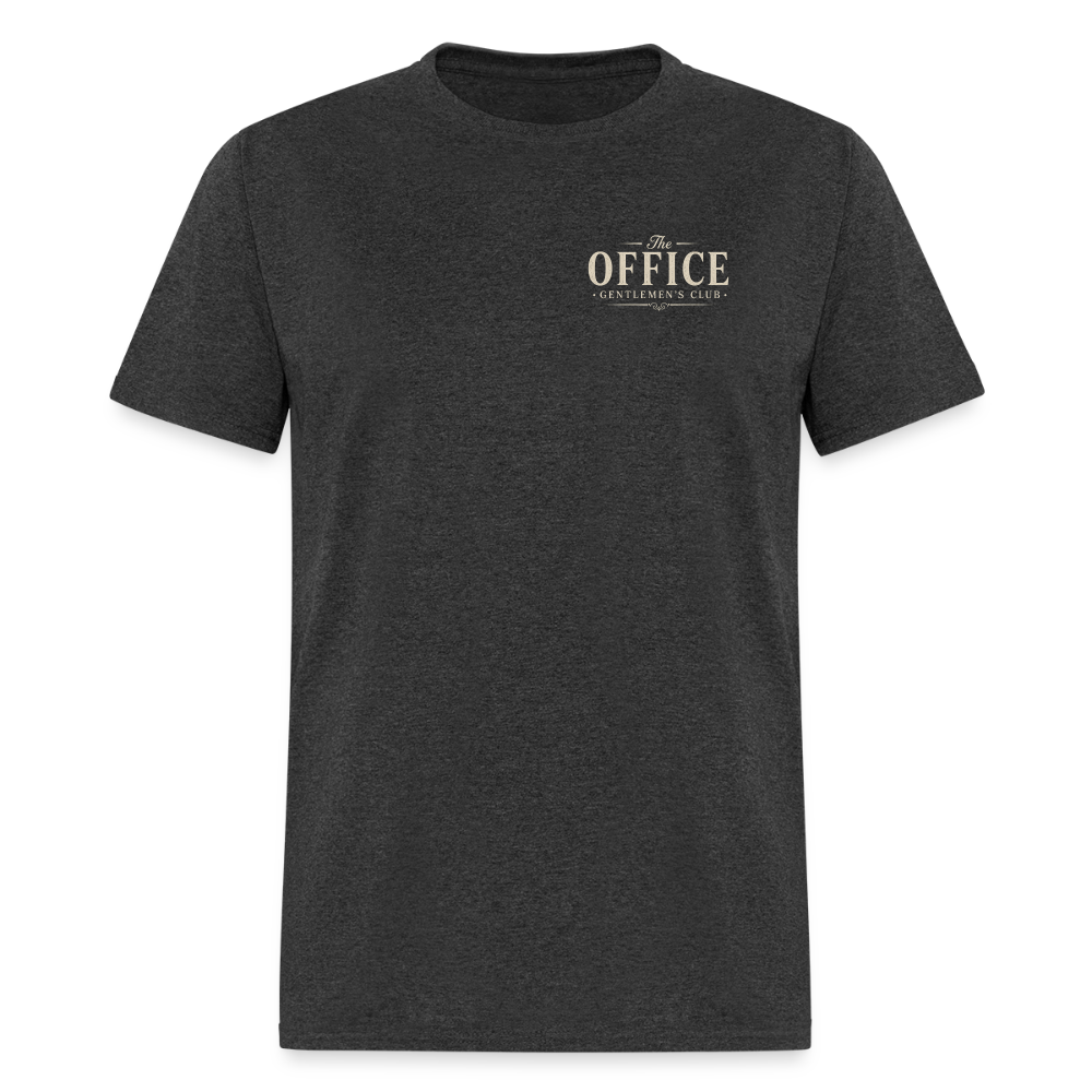 "The Office" Gentlemen's Club Tee - heather black