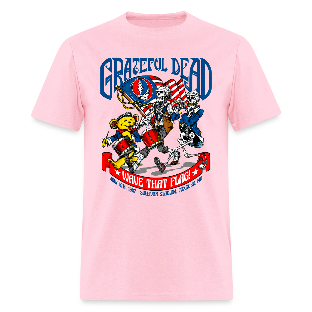 Grateful Dead "Wave That Flag" '87 Vintage Tee - pink