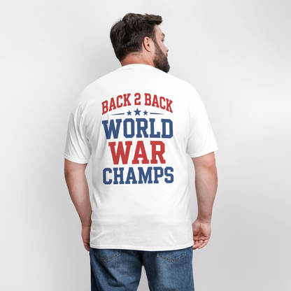 Back 2 Back World War Champs Tee - white