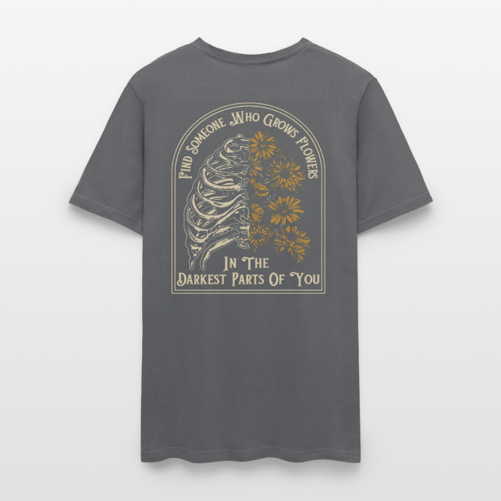 Flowers In The Dark™ Tee - charcoal