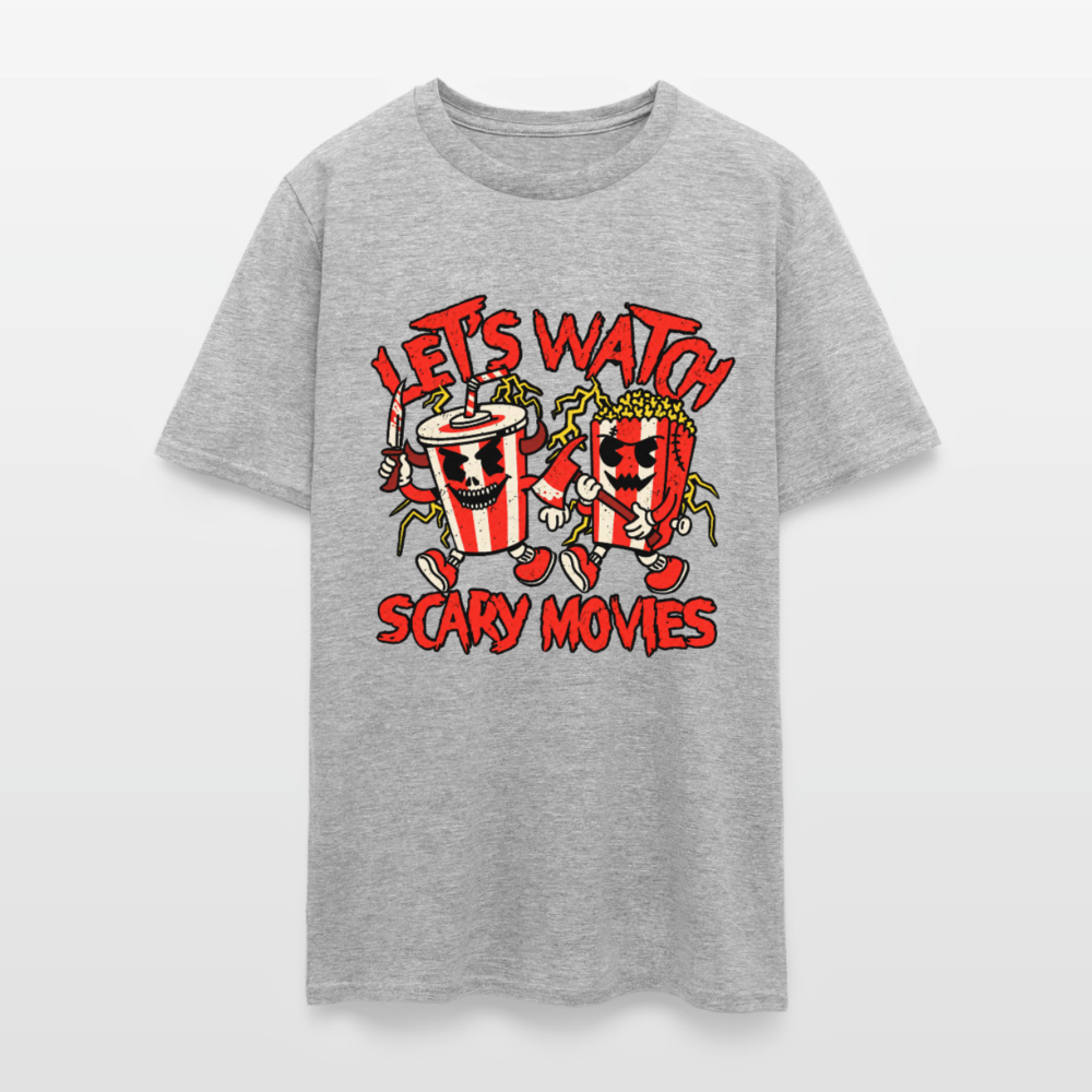 Scary Movies Shirt - heather gray