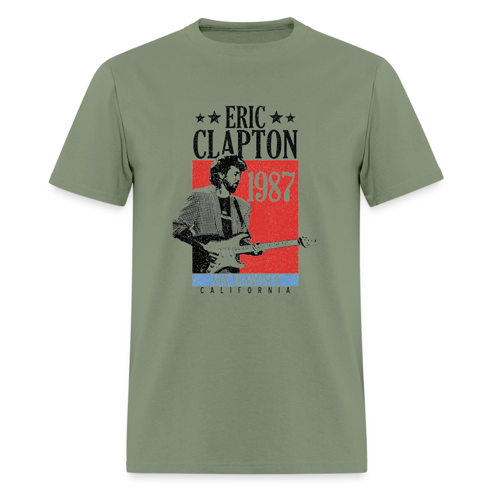 Clapton 1987 Tour Shirt - military green