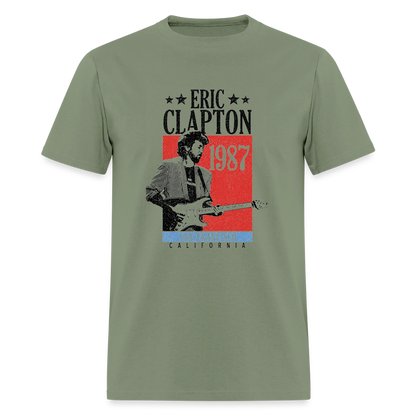 Clapton 1987 Tour Shirt - military green