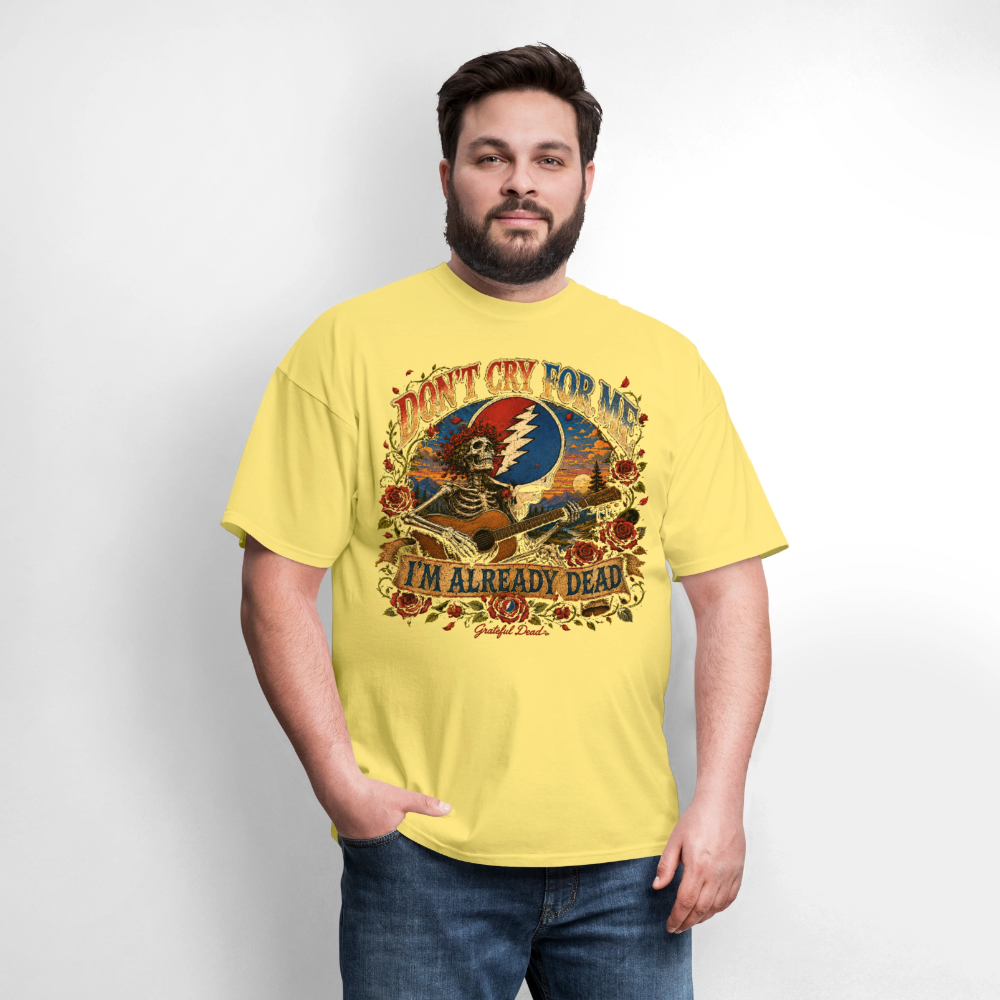 I'm Already Dead Tee - cornsilk