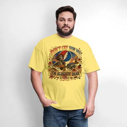 I'm Already Dead Tee - cornsilk