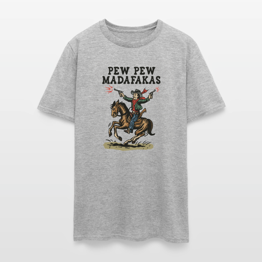 Pew Pew Shirt - heather gray