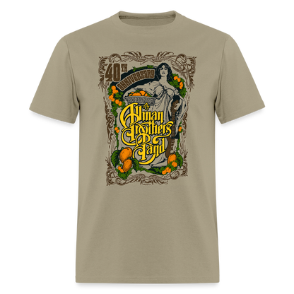 Allman Brothers 40th Shirt - khaki