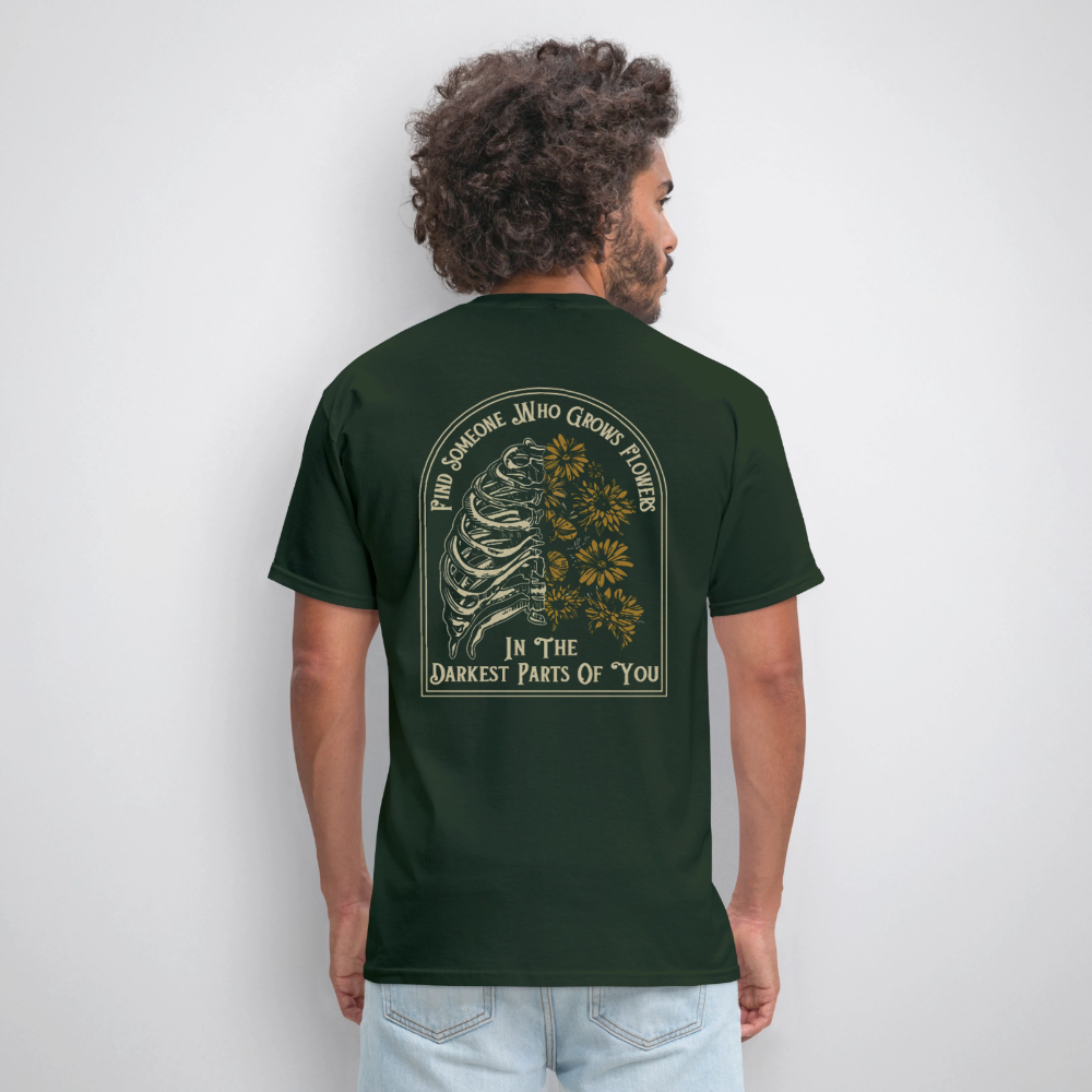 Flowers In The Dark™ Tee - forest green