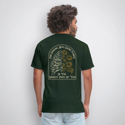 Flowers In The Dark™ Tee - forest green