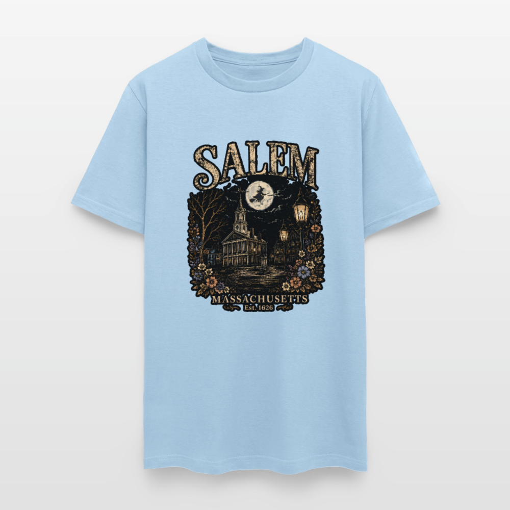 Salem Mass. Shirt - powder blue