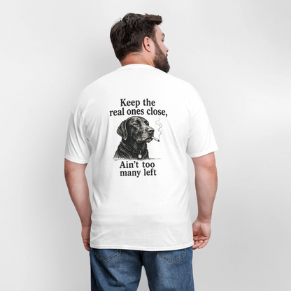 Keep the Real Ones Close Shirt - white