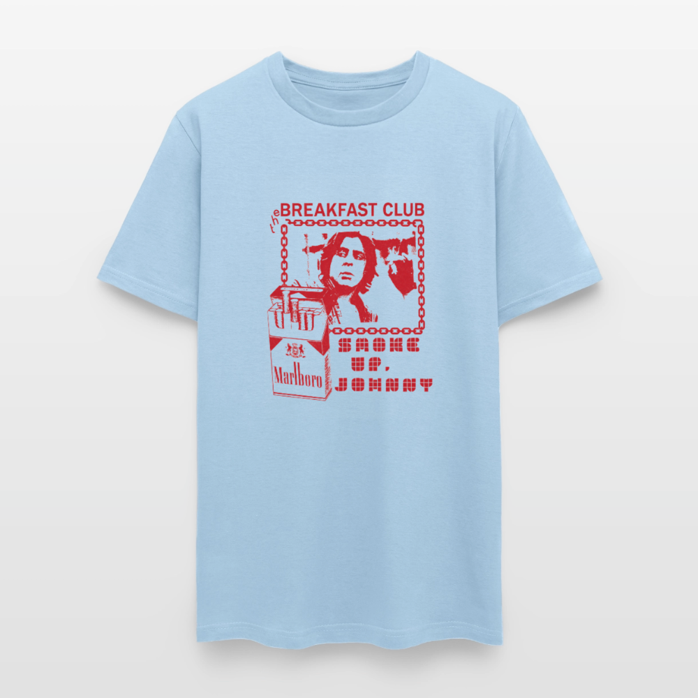 "Smoke Up Johnny" Shirt - powder blue