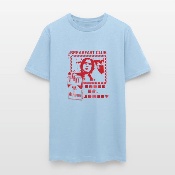 "Smoke Up Johnny" Shirt - powder blue