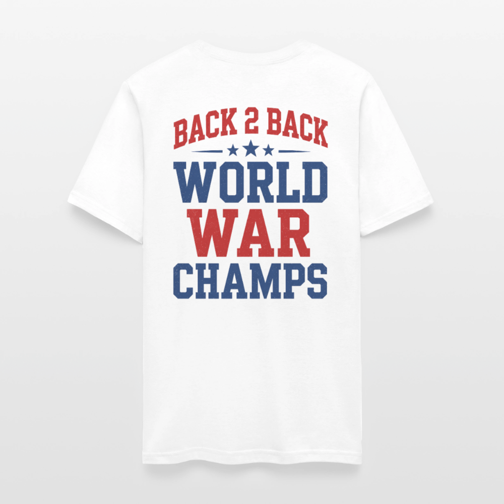 Back 2 Back World War Champs Tee - white