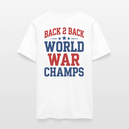 Back 2 Back World War Champs Tee - white