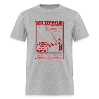 Zeppelin Tampa Stadium Shirt - heather gray