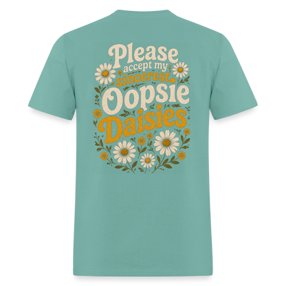 Oopsie Daisies Shirt - aquatic