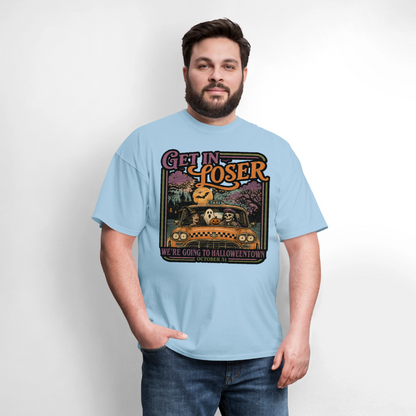 Get in Loser Shirt - powder blue