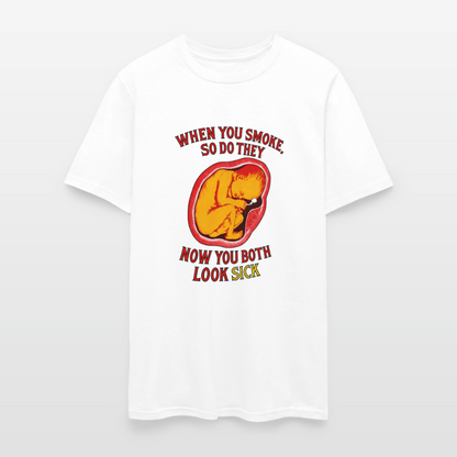 Cigs Are Sick Shirt - white