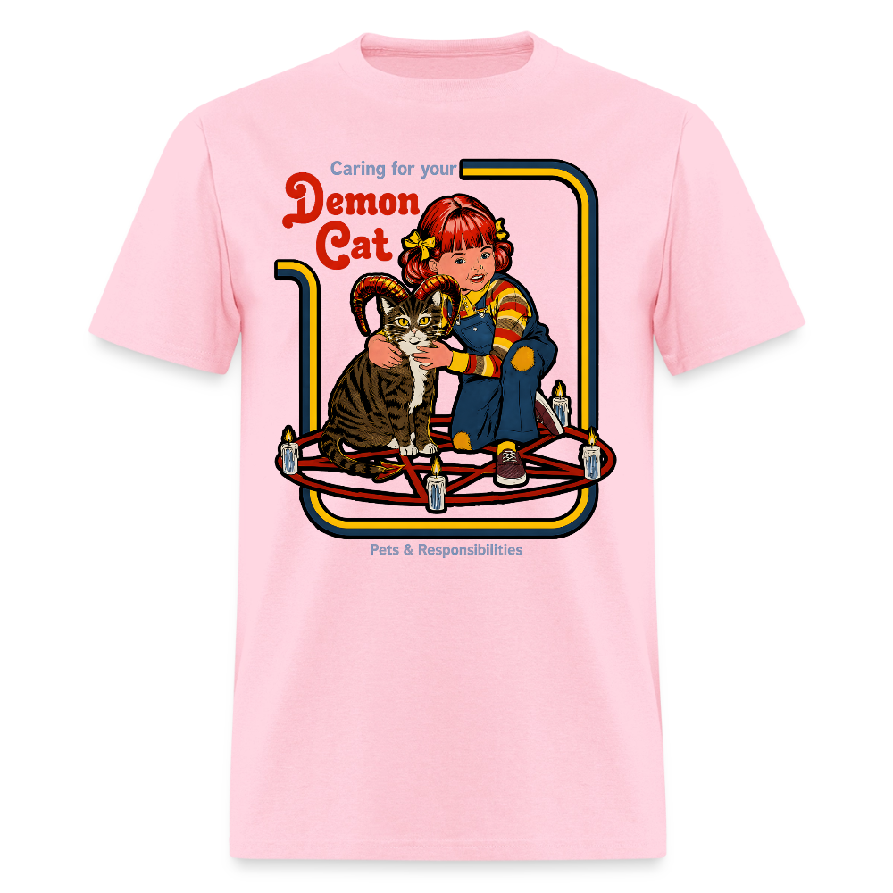 Demon Cat Shirt - pink