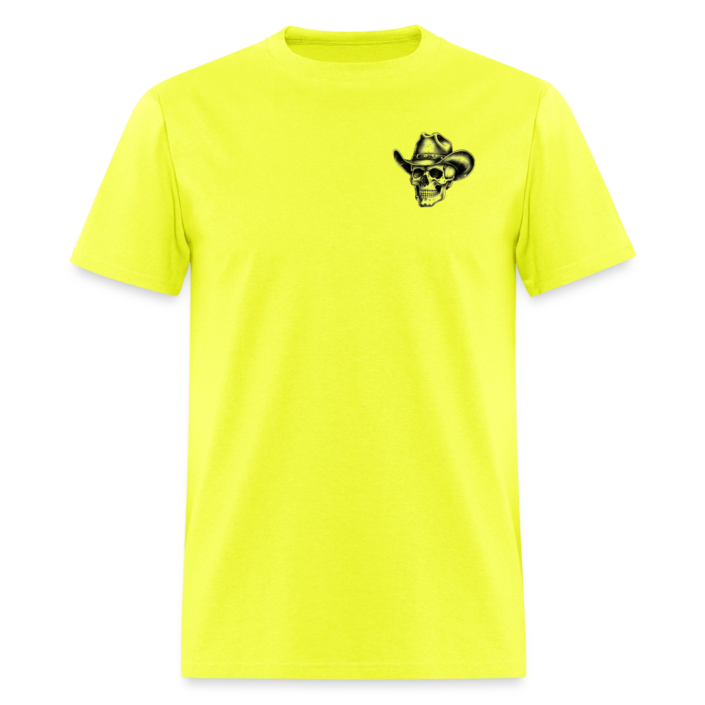 Turtles All the Way Down Tee - safety green