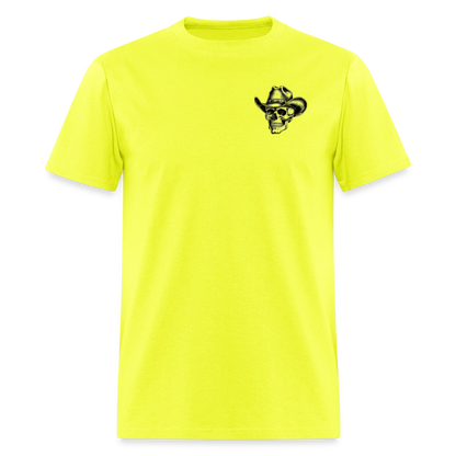 Turtles All the Way Down Tee - safety green