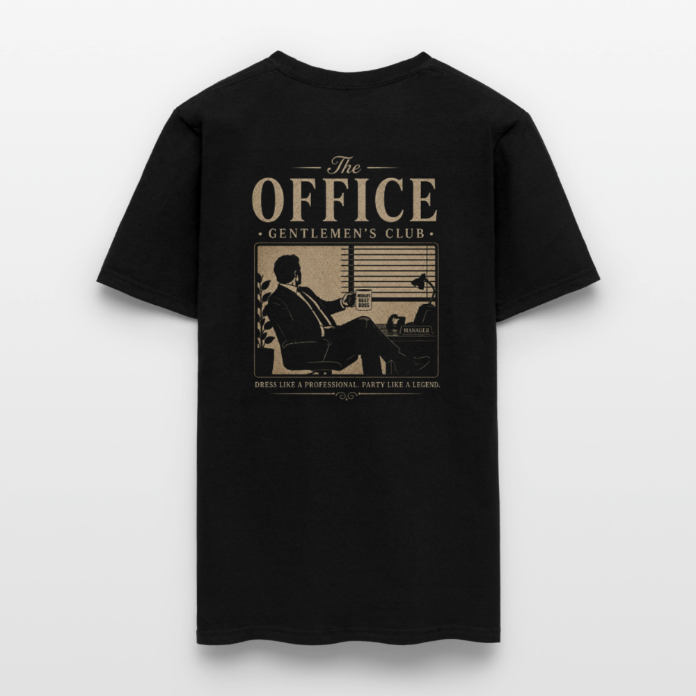 "The Office" Gentlemen's Club Tee - black