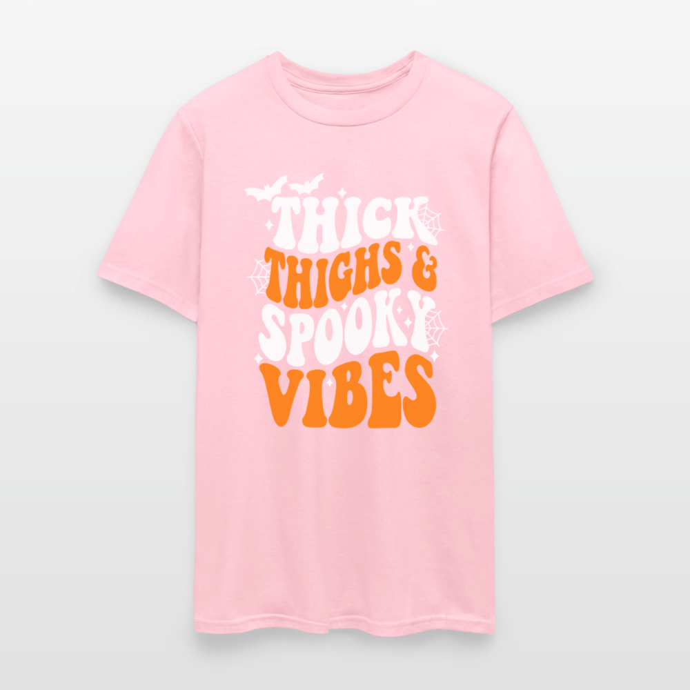 Thick Thighs and Spooky Vibes Shirt - pink