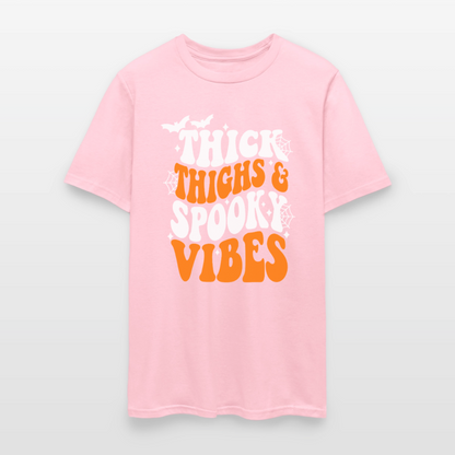 Thick Thighs and Spooky Vibes Shirt - pink