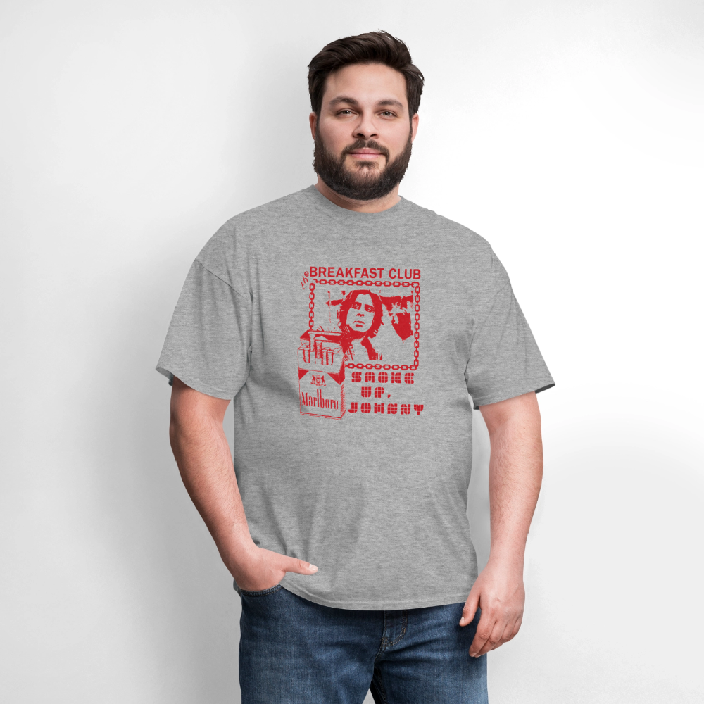 "Smoke Up Johnny" Shirt - heather gray