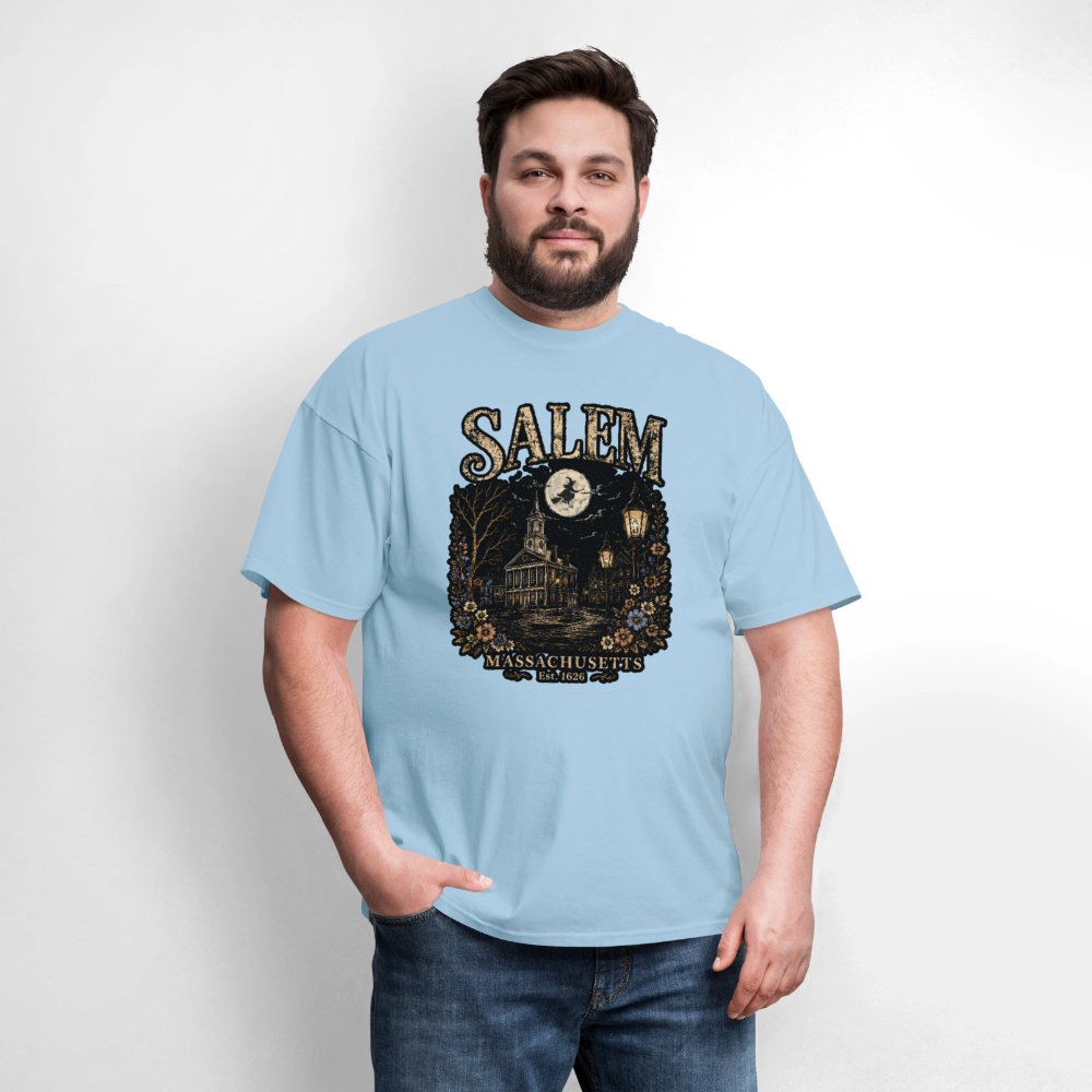 Salem Mass. Shirt - powder blue