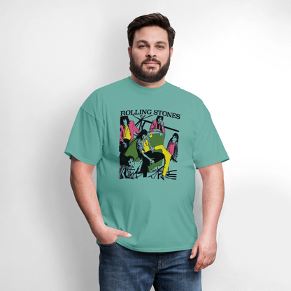 Rolling Stones Shirt - aquatic