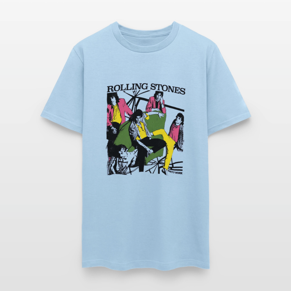 Rolling Stones Shirt - powder blue
