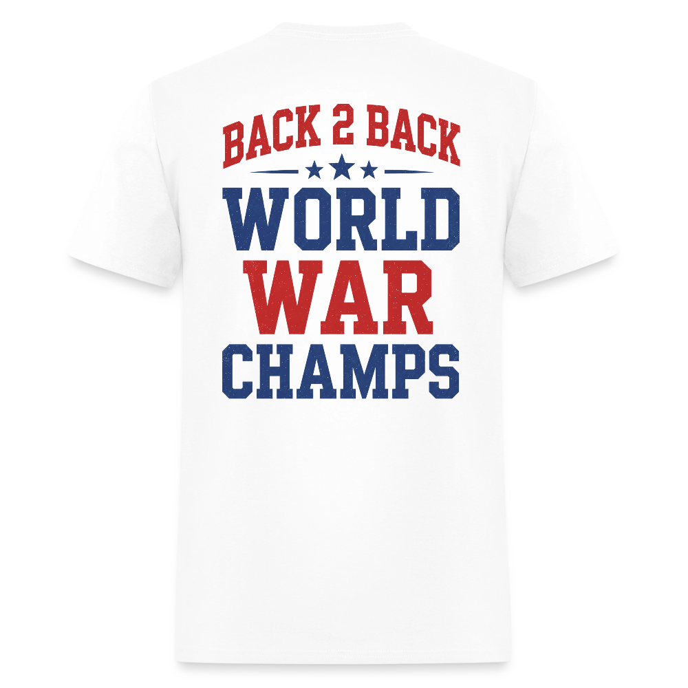 Back 2 Back World War Champs Tee - white