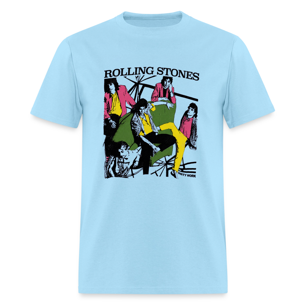 Rolling Stones Shirt - powder blue