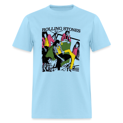 Rolling Stones Shirt - powder blue