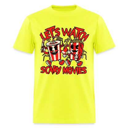 Scary Movies Shirt - safety green