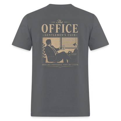 "The Office" Gentlemen's Club Tee - charcoal