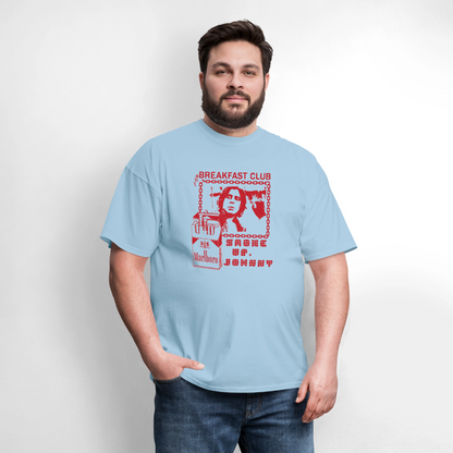 "Smoke Up Johnny" Shirt - powder blue