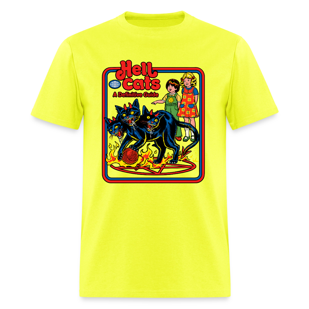 Hell Cats Shirt - safety green