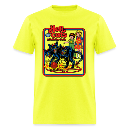 Hell Cats Shirt - safety green