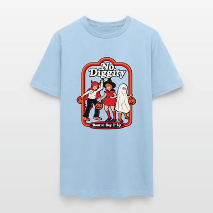 No Diggity Shirt - powder blue