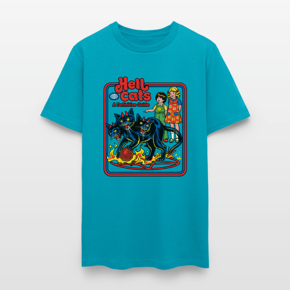 Hell Cats Shirt - turquoise