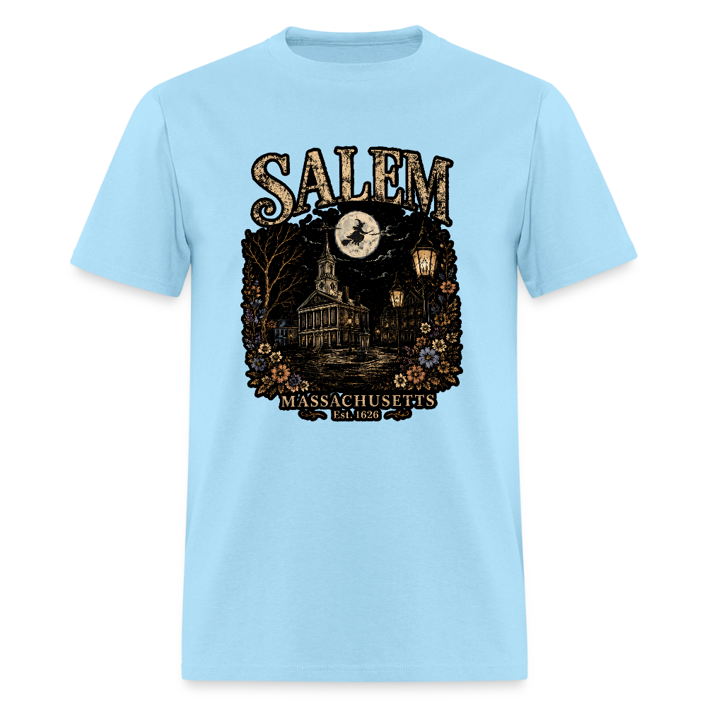 Salem Mass. Shirt - powder blue