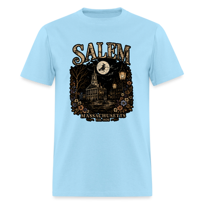 Salem Mass. Shirt - powder blue