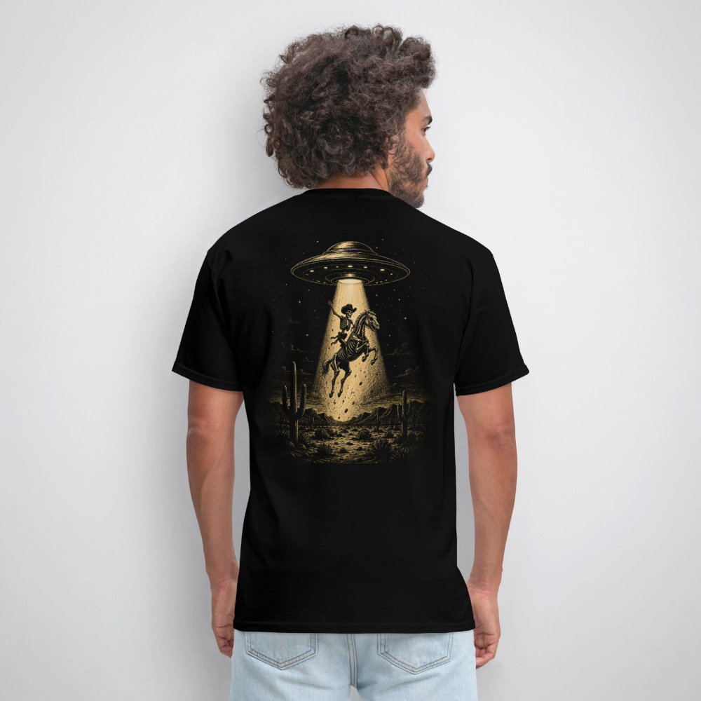 Modelo Skeleton Cowboy vs Aliens Shirt - black